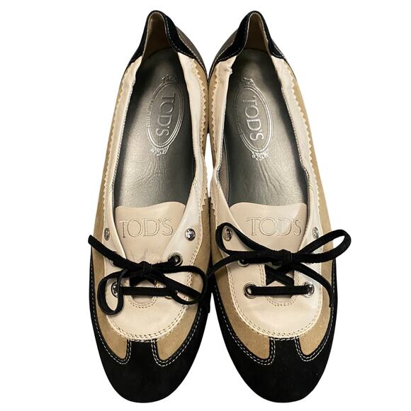 Tod's Shoes - Tod's Suede Leather Ballet Flats Size  EU 40 US 10 Clean Girl Career Minimalist